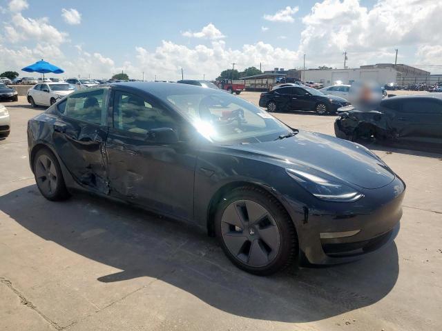 5YJ3E1EA1NF353992 - 2022 TESLA MODEL 3 BLACK photo 4
