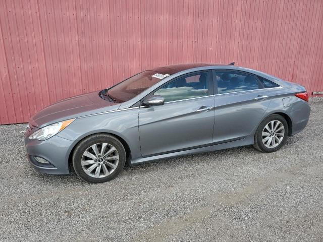 5NPEC4AC7EH861831 - 2014 HYUNDAI SONATA SE GRAY photo 1