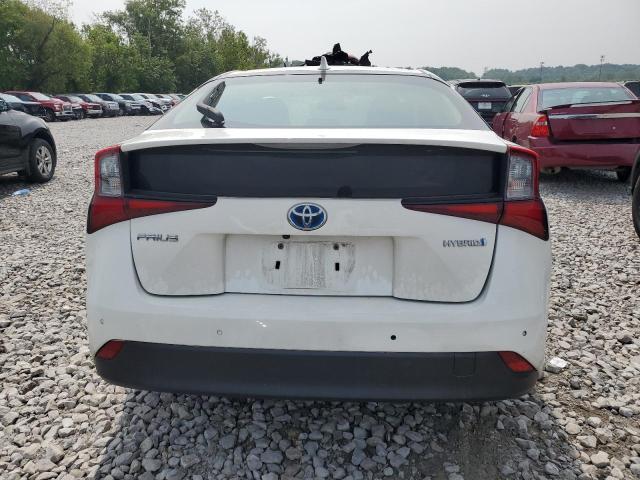 JTDKARFU2K3073716 - 2019 TOYOTA PRIUS WHITE photo 6