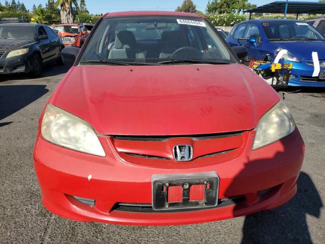 1HGES16395L008631 - 2005 HONDA CIVIC DX VP Qırmızı foto 5