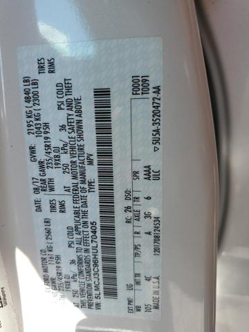 5LMCJ3C96HUL70405 - 2017 LINCOLN MKC RESERVE Blanco foto 13