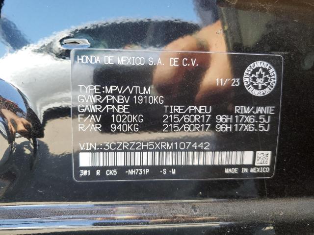 3CZRZ2H5XRM107442 - 2024 HONDA HR-V SPORT 黑色 照片 14