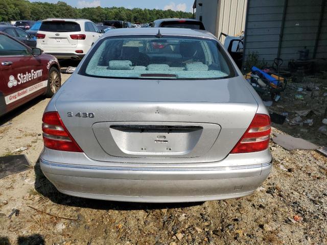 WDBNG70JXYA086845 - 2000 MERCEDES-BENZ S 430 SILVER photo 6