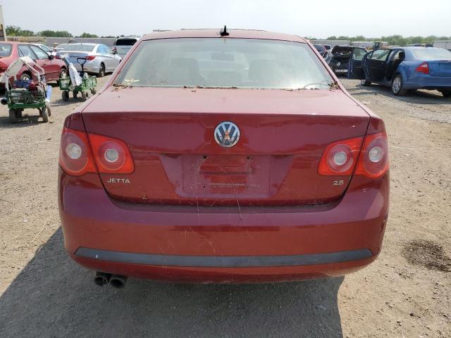 3VWSF71K56M827446 - 2006 VOLKSWAGEN JETTA 2.5 OPTION PACKAGE 1 BURGUNDY photo 6