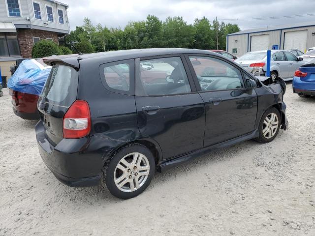 JHMGD38677S022510 - 2007 HONDA FIT S 黑色 照片 3