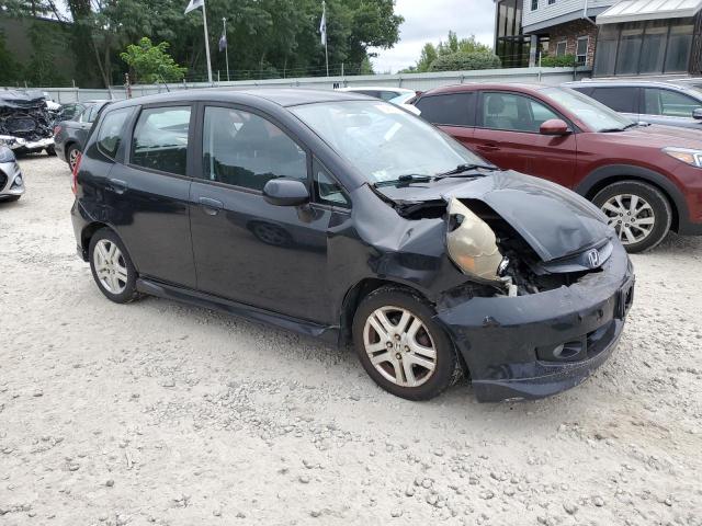 JHMGD38677S022510 - 2007 HONDA FIT S 黑色 照片 4