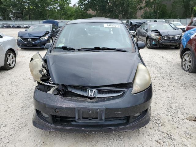 JHMGD38677S022510 - 2007 HONDA FIT S 黑色 照片 5
