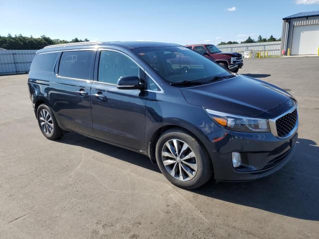 KNDMC5C12G6156090 - 2016 KIA SEDONA EX BLUE photo 4