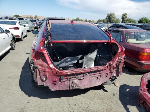 1HGCV3F56LA007375 - 2020 HONDA ACCORD HYBRID EXL RED photo 6