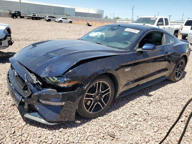 1FA6P8CF0M5140875 - 2021 FORD MUSTANG GT BLUE photo 1