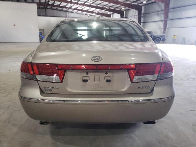 KMHFC46F67A237824 - 2007 HYUNDAI AZERA SE GOLD photo 6