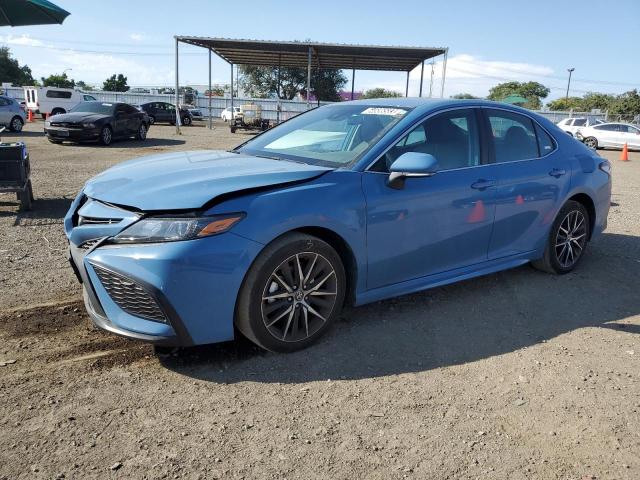 4T1G11AK6PU095132 - 2023 TOYOTA CAMRY SE NIGHT SHADE BLUE photo 1