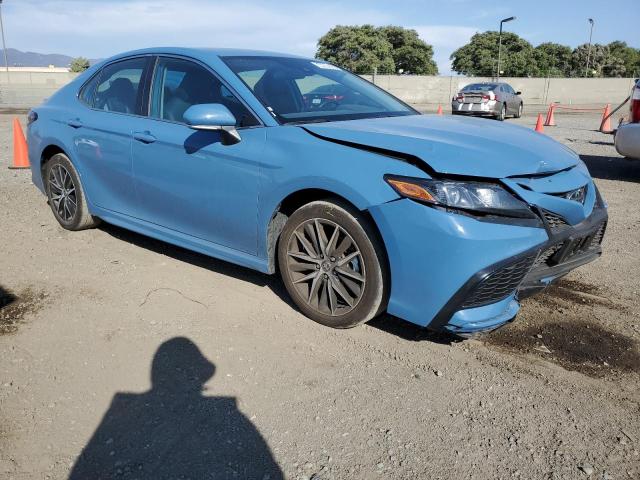 4T1G11AK6PU095132 - 2023 TOYOTA CAMRY SE NIGHT SHADE BLUE photo 4