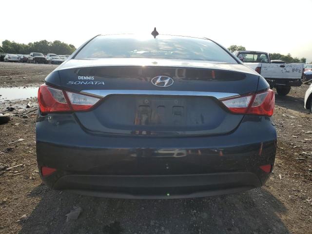 5NPEB4AC4EH937461 - 2014 HYUNDAI SONATA GLS BLACK photo 6