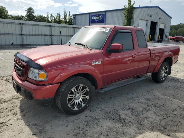 1FTKR1EE5APA23128 - 2010 FORD RANGER SUPER CAB BURGUNDY photo 1