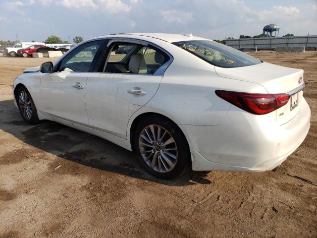 JN1EV7BR6MM750211 - 2021 INFINITI Q50 LUXE WHITE photo 2