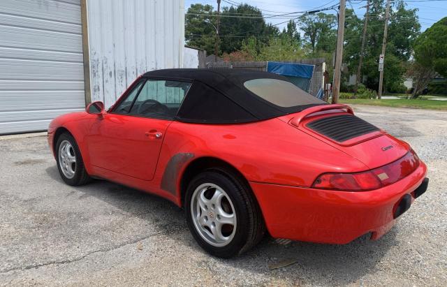 WP0CA2994SS342484 - 1995 PORSCHE 911 CARRERA 2 RED photo 3