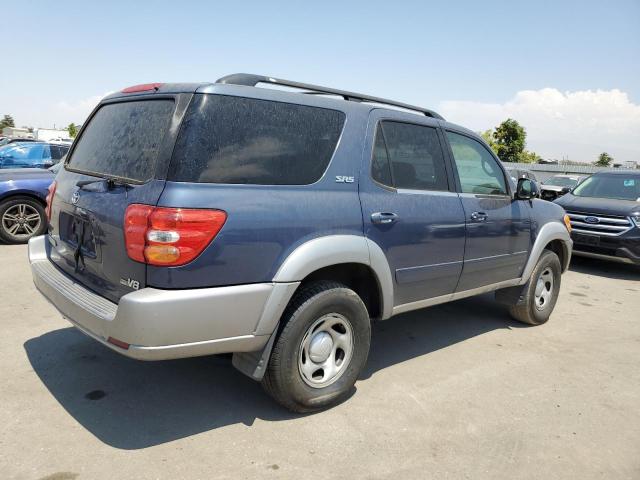 5TDZT34AX3S139427 - 2003 TOYOTA SEQUOIA SR5 BLUE photo 3