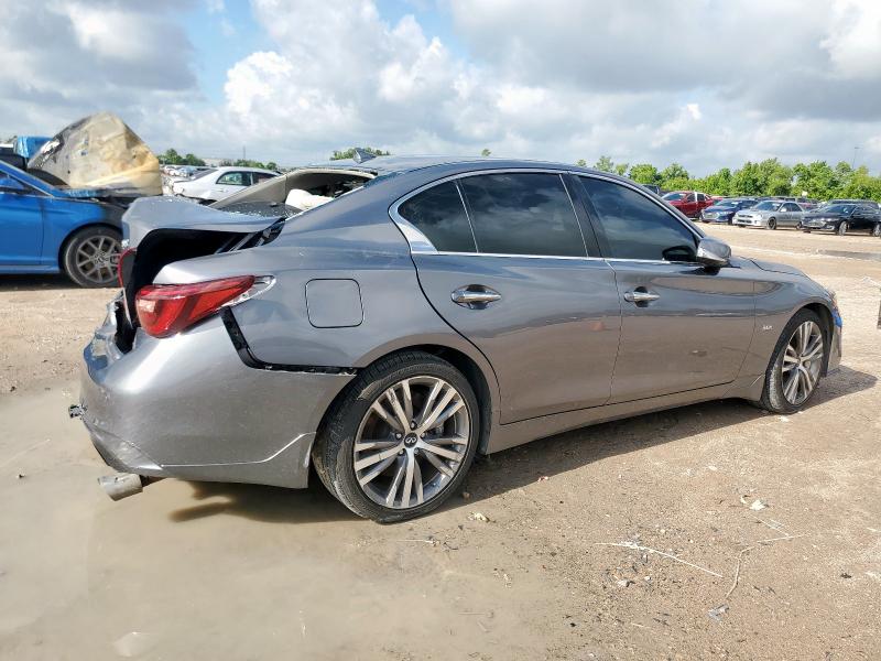 JN1EV7AR5KM553092 - 2019 INFINITI Q50 LUXE SILVER photo 3