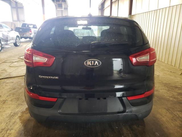 KNDPB3A29C7331259 - 2012 KIA SPORTAGE BASE BLACK photo 6