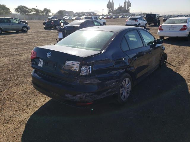 3VW1K7AJ4FM253517 - 2015 VOLKSWAGEN JETTA BASE 黑色 照片 4