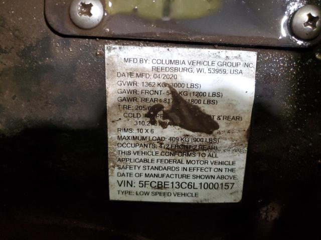 5FCBE13C6L1000157 - 2020 MISC ELECTRONIC YELLOW photo 10