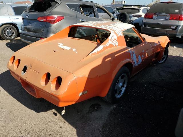 1Z37Z4S406380 - 1974 CHEVROLET CORVETTE ORANGE photo 3