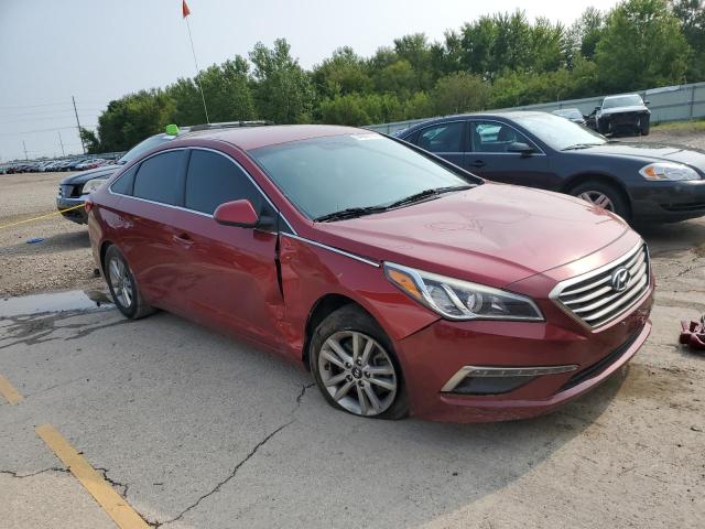 5NPE24AF0FH131189 - 2015 HYUNDAI SONATA SE RED photo 4