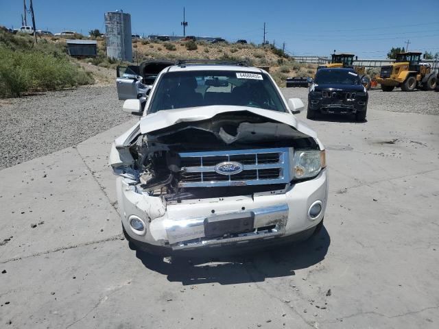 1FMCU9EG8CKA07651 - 2012 FORD ESCAPE LIMITED WHITE photo 5