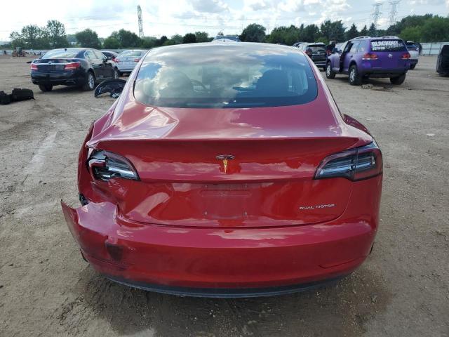 5YJ3E1EBXJF129722 - 2018 TESLA MODEL 3 Qırmızı foto 6
