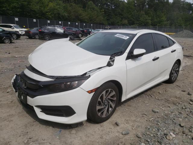 19XFC2F74HE038223 - 2017 HONDA CIVIC EX WHITE photo 1