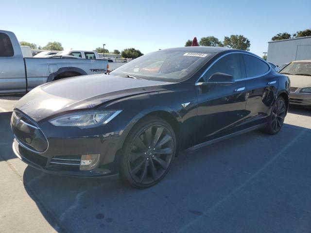 5YJSA1DP1DFP11281 - 2013 TESLA MODEL S Mavi foto 1