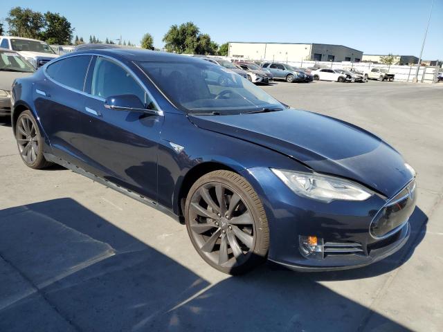 5YJSA1DP1DFP11281 - 2013 TESLA MODEL S Mavi foto 4