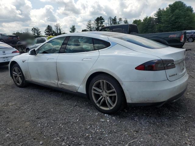 5YJSA1CN6DFP26326 - 2013 TESLA MODEL S WHITE photo 2