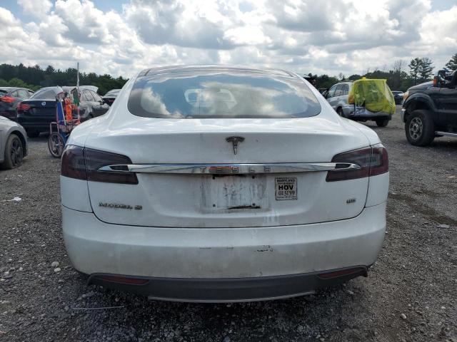 5YJSA1CN6DFP26326 - 2013 TESLA MODEL S WHITE photo 6