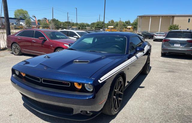 2C3CDZBTXFH764654 - 2015 DODGE CHALLENGER SXT PLUS BLUE photo 2