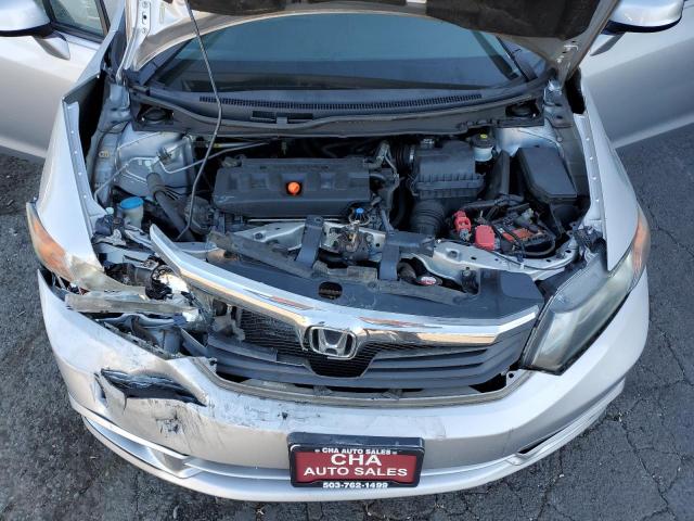 19XFB2F90CE348382 - 2012 HONDA CIVIC EXL SILVER photo 11