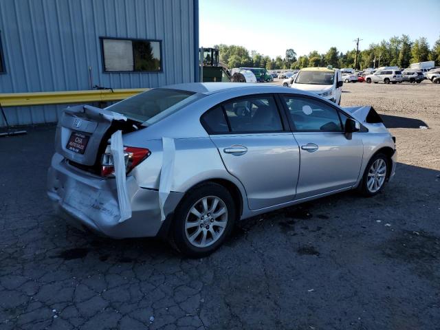 19XFB2F90CE348382 - 2012 HONDA CIVIC EXL SILVER photo 3