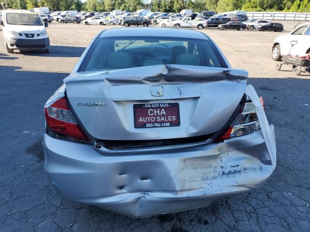 19XFB2F90CE348382 - 2012 HONDA CIVIC EXL SILVER photo 6