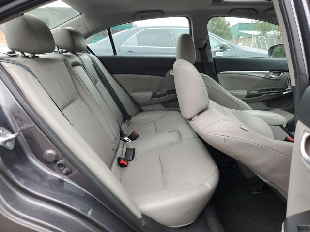 19XFB2F95FE077341 - 2015 HONDA CIVIC EXL ნაცრისფერი ფოტო 10