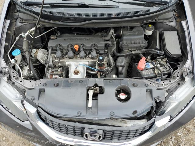 19XFB2F95FE077341 - 2015 HONDA CIVIC EXL ნაცრისფერი ფოტო 11