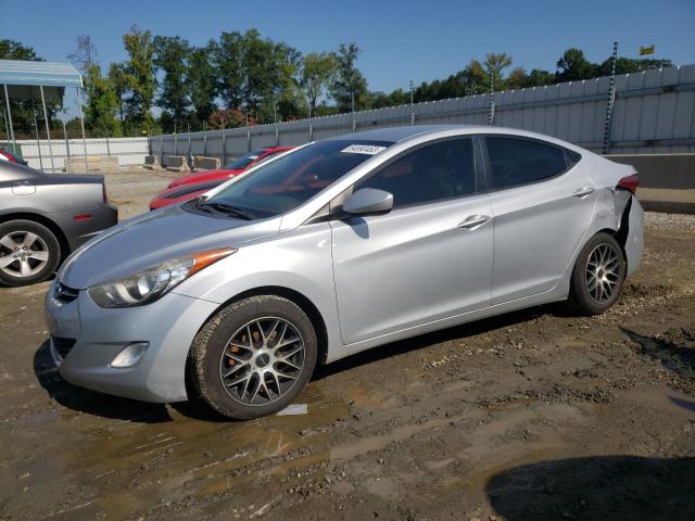 5NPDH4AEXCH065618 - 2012 HYUNDAI ELANTRA GLS SILVER photo 1