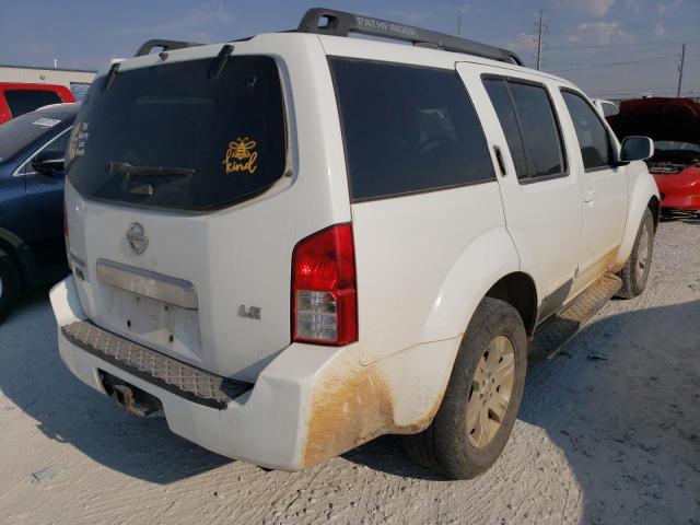 5N1AR18U86C616183 - 2006 NISSAN PATHFINDER LE WHITE photo 3