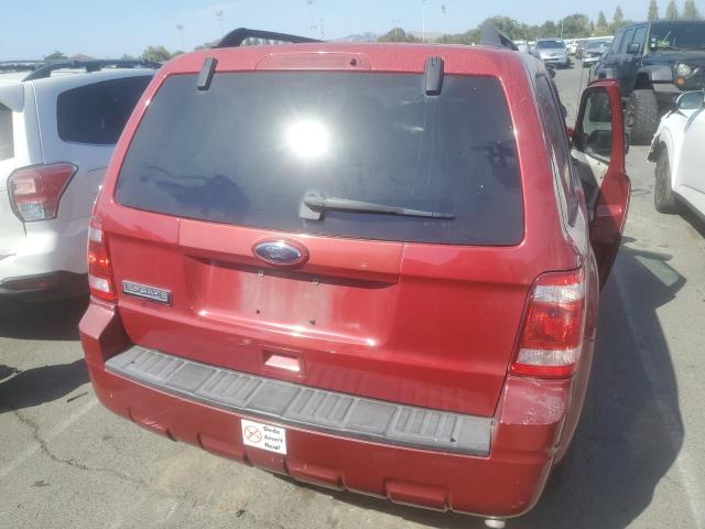 1FMCU0D76AKD20336 - 2010 FORD ESCAPE XLT RED photo 6