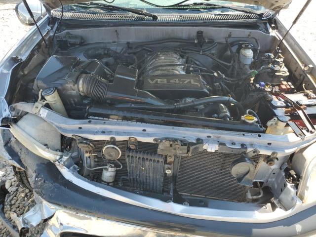 5TBRT3410YS033097 - 2000 TOYOTA TUNDRA ACCESS CAB ვერცხლისფერი ფოტო 11