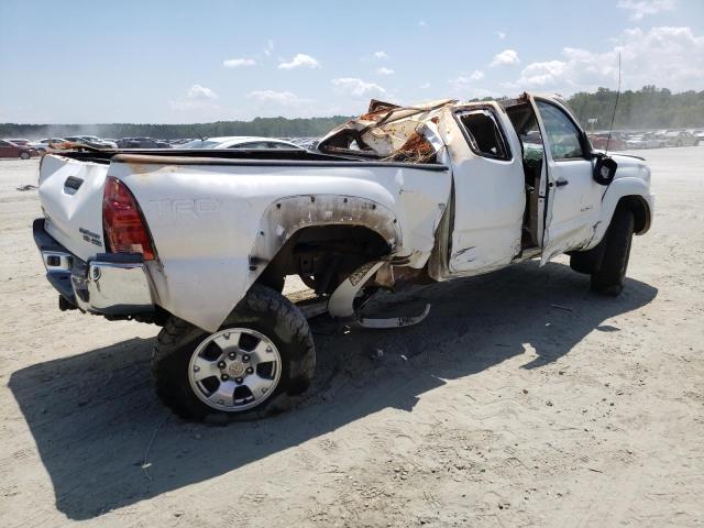 5TETU62N56Z220479 - 2006 TOYOTA TACOMA PRERUNNER ACCESS CAB WHITE photo 3