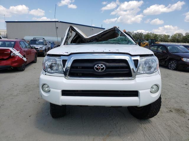 5TETU62N56Z220479 - 2006 TOYOTA TACOMA PRERUNNER ACCESS CAB WHITE photo 5