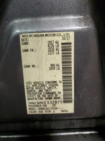 1N4AL3APXJC132875 - 2018 NISSAN ALTIMA 2.5 ნაცრისფერი ფოტო 14