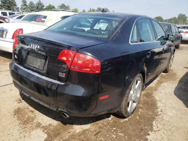 WAUEH78E18A165114 - 2008 AUDI A4 S-LINE 3.2 QUATTRO BLACK photo 3