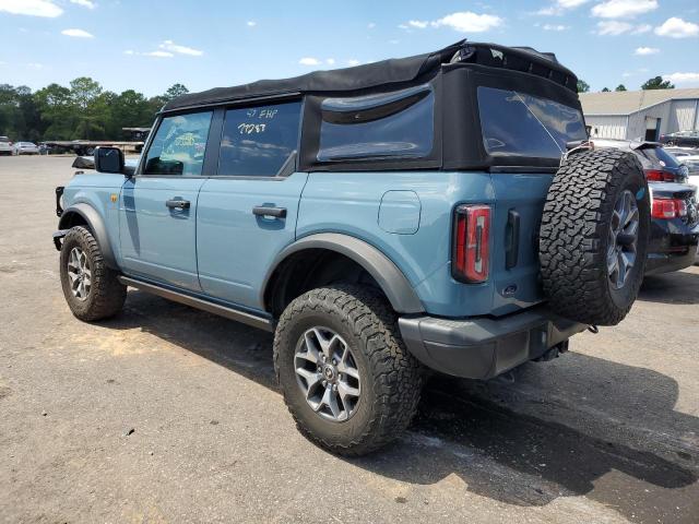 1FMEE5DH4MLA72985 - 2021 FORD BRONCO BASE BLUE photo 2